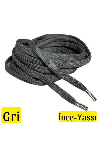 ipekbazaar 120 Cm Flat Laces, 60cm-350cm Desired Length Metal Tip Corded Shoelaces, 1 Pair