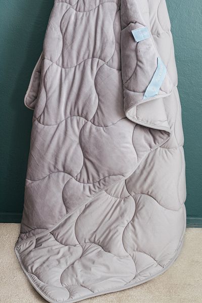 Apricitas HOME Milky Touch Double Wellsoft Quilt Gray