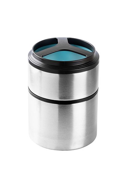 Tantitoni 018-01-TEDEMEI BLUE 2 PLY STAINLESS STEEL ROUND THERMOS 1.5L
