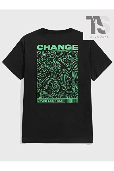 Tarzsokak Ανδρικό μπλουζάκι με γράμματα και γραφικά στάμπα