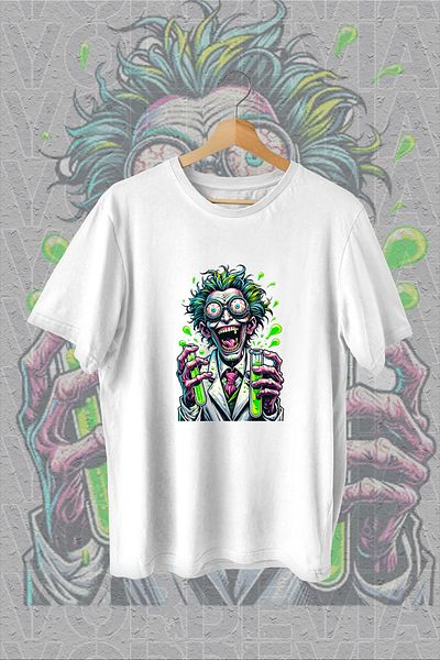 Vordevia Tricou oversize alb cu imprimeu Profesor