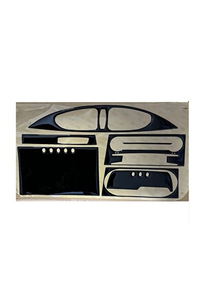 Renault LAGUNA 2 2002-2006 PARLAK SİYAH KAPLAMA ( PİANO BLACK ) 7 PARÇA