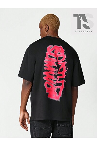 Tarzsokak Tricou pentru bărbați cu imprimeu cu craniu, mână și cărți de poker