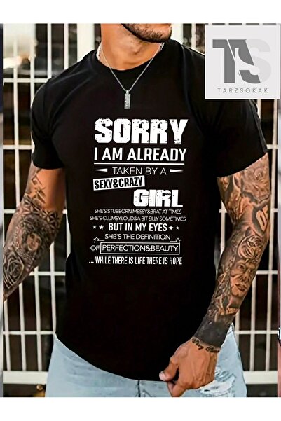 Tarzsokak Ανδρικό T-Shirt με στάμπα σλόγκαν