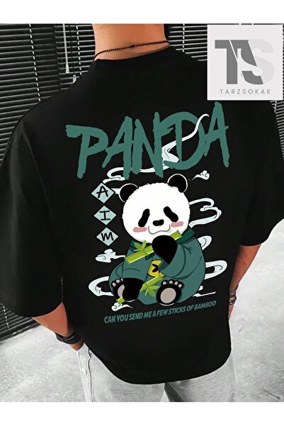 Tarzsokak Ανδρικό μπλουζάκι με γραφικά κινούμενα σχέδια και σλόγκαν, με ανοιχ...