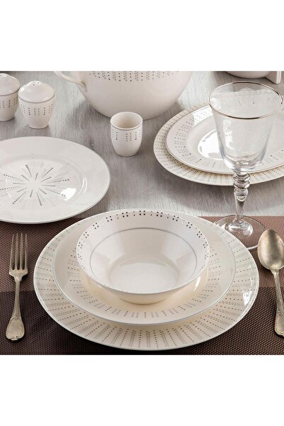 Kütahya Porselen KÜTAHYA PORSELEN BONE KALIPSO 62 PARÇA YEMEK TAKIMI 12582