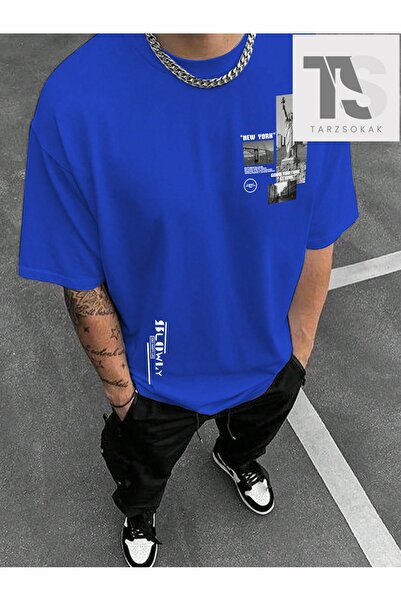 Tarzsokak Ανδρικό γραφικό μπλουζάκι Hypemode με φωτογραφία και σύνθημα