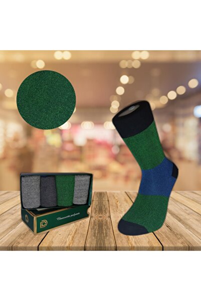 Sevamed Medikal Bamboo Woven Perfumed Men's Socks Set of 4 - Seamless, 40-45 Day/Night