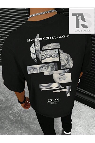 Tarzsokak Tricou LEGND pentru bărbați cu grafică Sculpture & Slogan și umeri ...