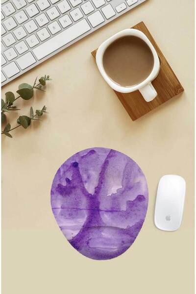 Gizeo Concept Mouse Pad με μωβ μοτίβο με υποστήριξη καρπού