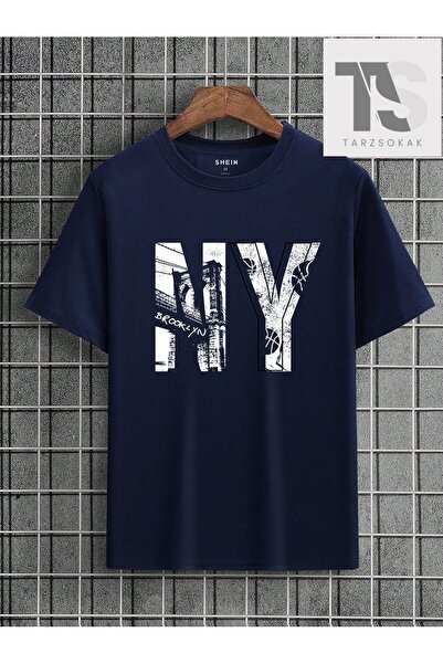 Tarzsokak Tricou cu mânecă scurtă pentru bărbați, cu imprimeu text și gât rotund