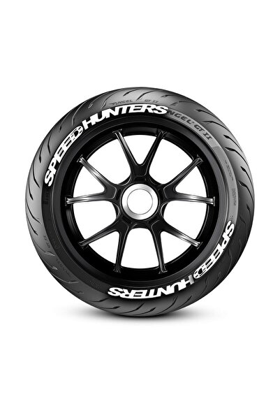 bombtire ملصق إطار دراجة نارية Speedhunters إطار حروف 8 قطع ملصق إطار