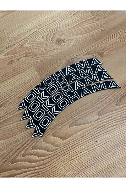 bombtire ملصق يوكوهاما منقوش عليه حروف نموذج جديد للدراجات النارية والسيارات - 8 قطع 2.5 سم