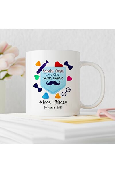 ART HEDİYE كوب بأشكال تصميم لعيد الأب 36