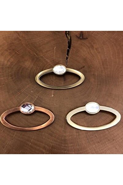 Gürçay Javel Taşlı Kulp 64mm (2 ADET) Antik Sarı