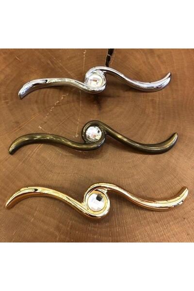 Gürçay Destina Taşlı Kulp 160mm (2 ADET) Antik Sarı