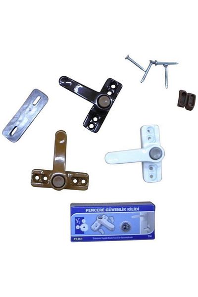 Gürçay Window Door Safety Lock Latch Brown