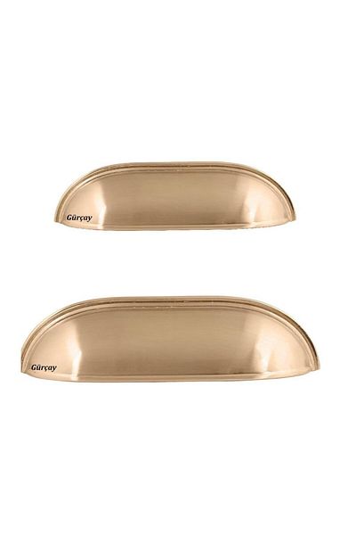 Gürçay Luxury Bowl Handle Matte Gold 64mm (2 PCS)