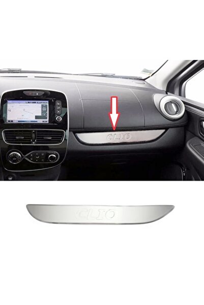 ZNZ OTO AKSESUAR Renault Clıo 4 Sport Tourer Krom Ön Konsol Çıtası 2012-2019 ...