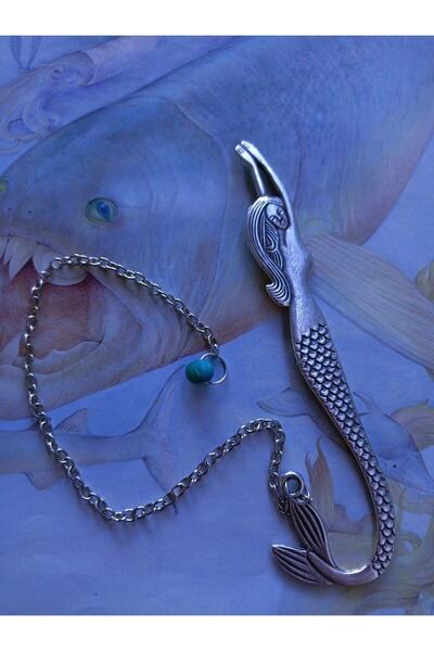PİRAMİGO Mermaid Metal Bookmark Silver Plated