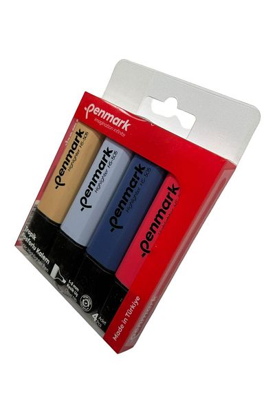 penmark PHOSFORLU 4-Piece Acetate Pen Set - Tropical Colors HS-505-4T709704