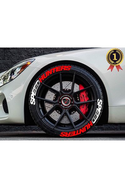 bombtire حروف إطارات مزدوجة الألوان من Speedhunters - مطاط أصلي 2.5 سم
