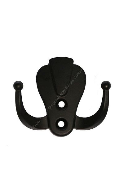 Gürçay Magnolia Clothes Hanger Black (2 Pieces)