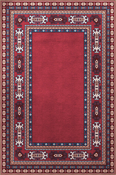 Rugs Modern Halı Διακοσμητικό χαλί με θέμα το μπορντό, παραδοσιακό μοτίβο, έθ...