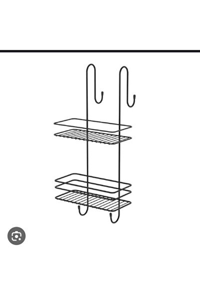 Metaltex askılı banyo rafı 2 li