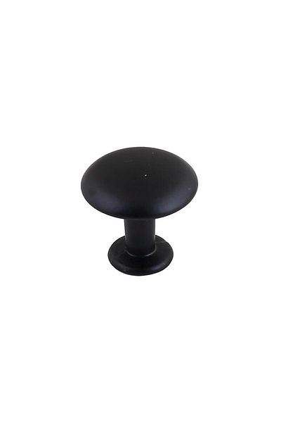 Gürçay Mushroom Button Handle Black (PACK OF 2)
