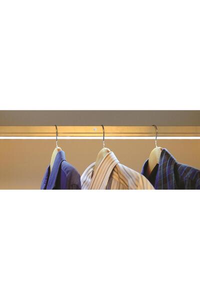 Gürçay Led Işıklı Dolap Içi Askı Borusu Pilli 81-100cm