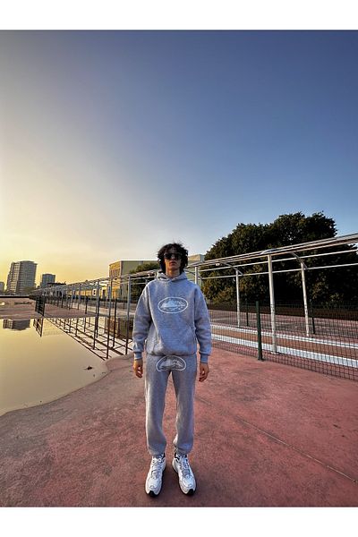 Pisa Art Corteiz Unisex Hoodie Set - Street Wear Style, Printed
