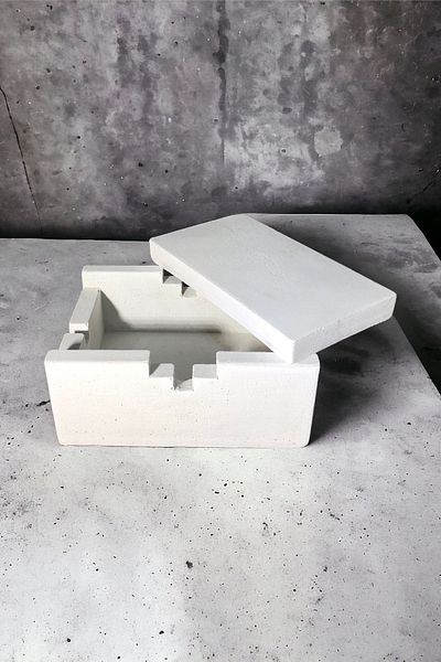 RocArt Home Τσιμεντένιο Ορθογώνιο Τασάκι