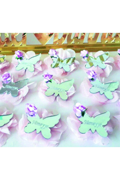 modernlazer PLEKSİ KELEBEK MAGNET BEBEK HEDİYLİK BEBEK ŞEKERİ BEBEK MEVLÜT HE...