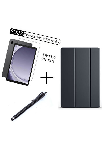 İncisoft Samsung Galaxy Tab A9 8.7 inç Sm-X110 Uyumlu Standlı Kapak + Ekran K...