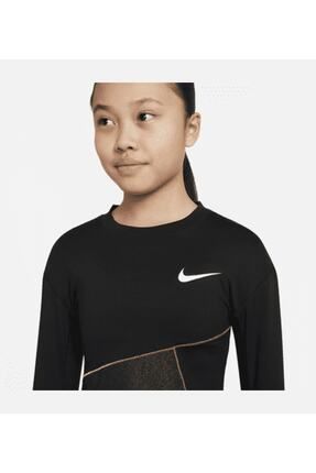 Nike Pro Warm Big Kids girls Training Top Siyah K z Cocuk T shirt Fiyat Yorumlar Trendyol