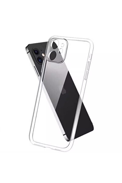 EDELFU iPhone 11 Uyumlu Şeffaf Köşeleri Çıkıntılı Darbeye Dayanıklı Kalın Sil...