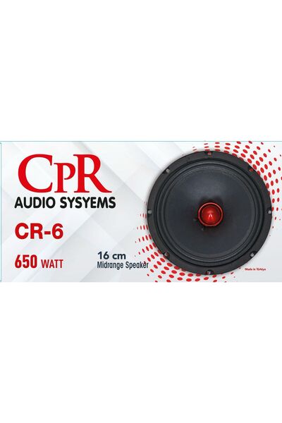 CPR 16 CM YUVARLAK MİDRANGE 2024 ÜRETİMİ KURŞUN GÖBEK 650 WATT