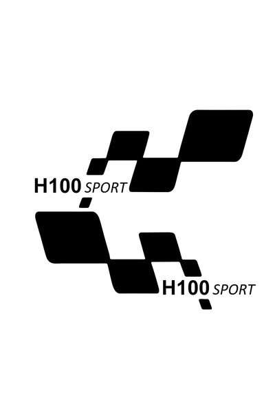 TSC H100 SPORT ملصق لاصق 30 سم × 11 سم MMD223