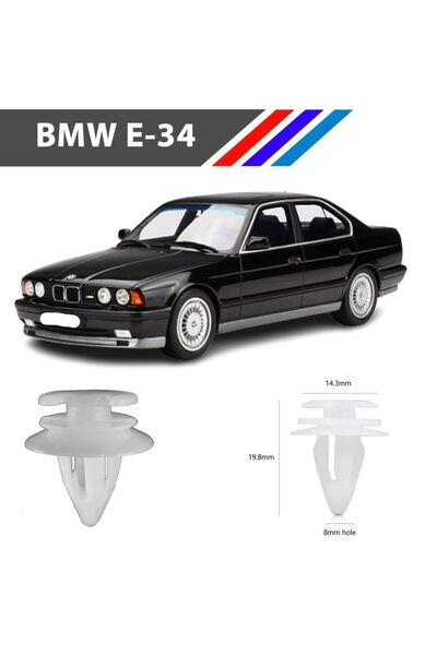 ZETOTO Bmw E34 Door Trim Clips Pack of 25