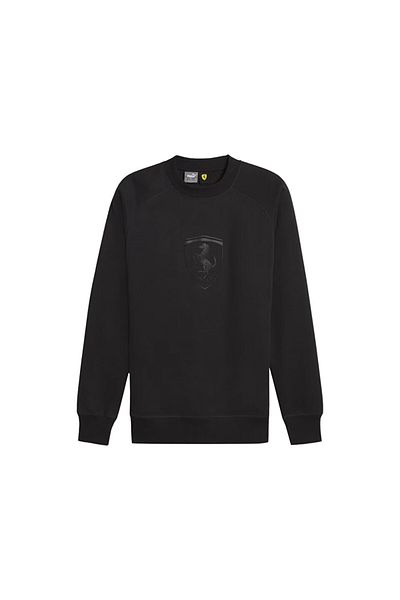 Puma Мъжки ежедневен суитшърт Ferrari Race Big Shield Crew 62380201 Черен