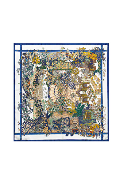 CASHMERE AND SİLK MAWLANA Eșarfă 100% mătase (50*50)