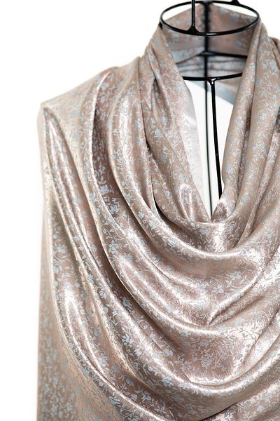CASHMERE AND SİLK MAWLANA Silk Tapestry Shawl
