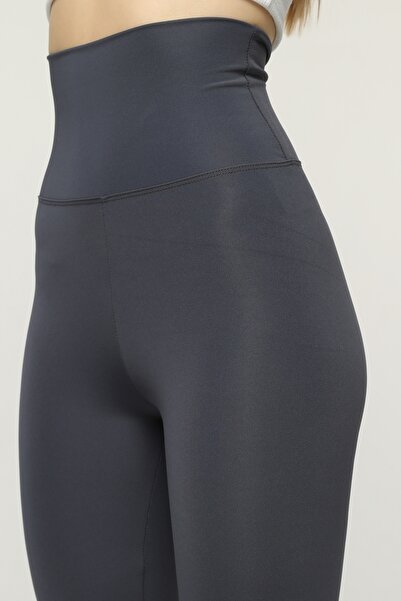 THEMACE Ανθρακί Γυναικείο Κολάν Σύσφιξης Κορσέ με Εξαιρετικά Ψηλή Μέση και Απ...