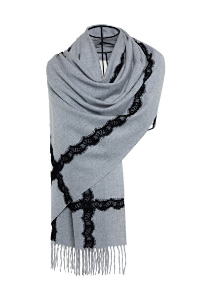 CASHMERE AND SİLK MAWLANA Şal din dantelă din caşmir modal