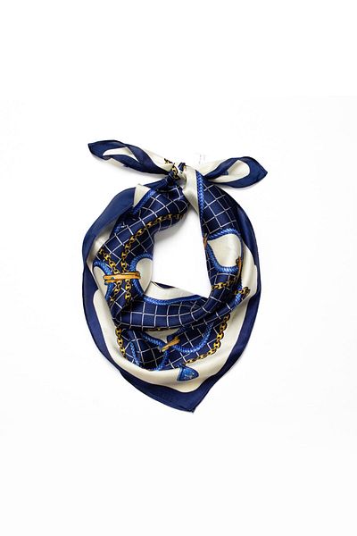CASHMERE AND SİLK MAWLANA 100% Silk Scarf (50*50)
