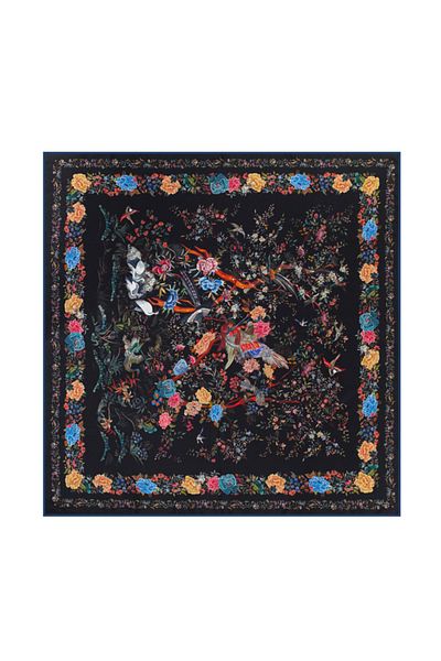 CASHMERE AND SİLK MAWLANA ŞAL 100% MĂTASE (90X90) JACQUARD