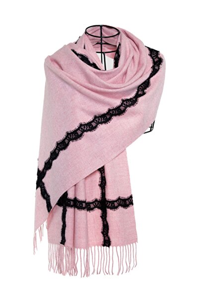 CASHMERE AND SİLK MAWLANA Şal din dantelă din caşmir modal