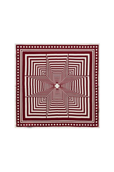 CASHMERE AND SİLK MAWLANA 100% Silk Scarf (50*50)