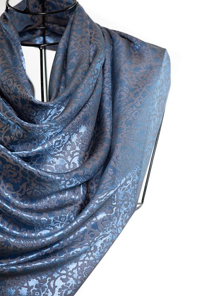 CASHMERE AND SİLK MAWLANA Silk Tapestry Shawl